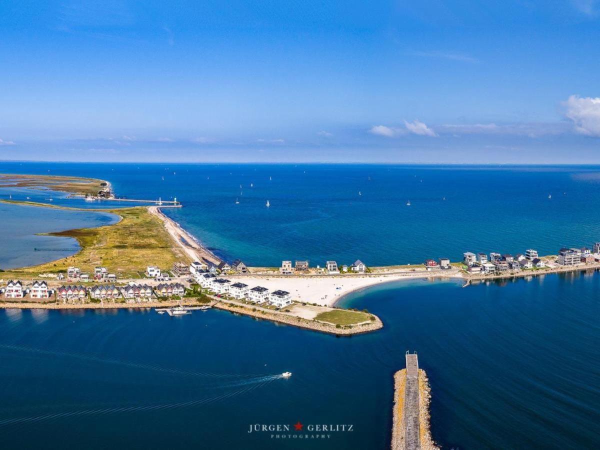 Designer Strandvilla Auf Der Ostsee - Mit Freiem Meerblick Und Dachterrasse Olpenitz Exterior photo