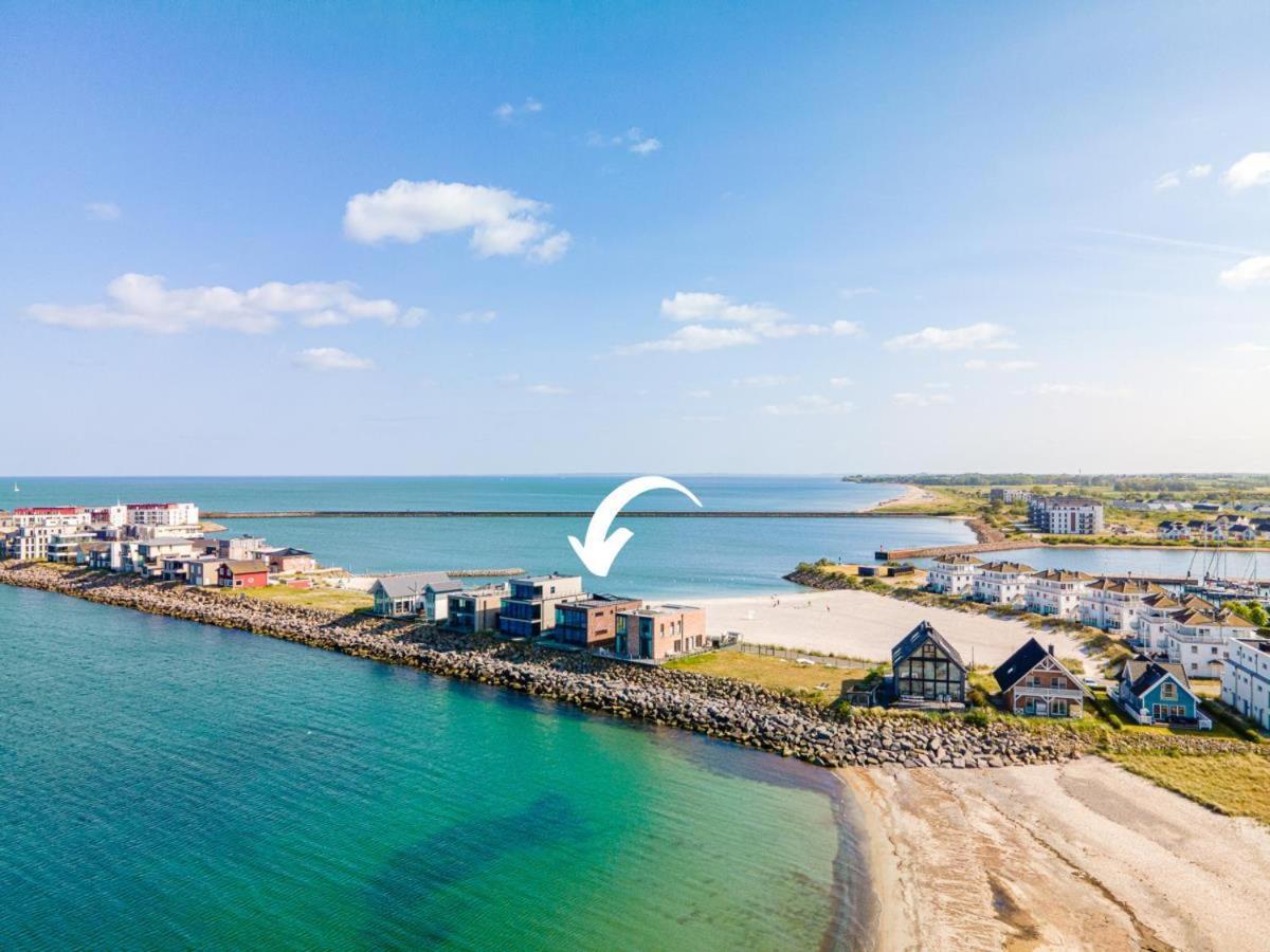 Designer Strandvilla Auf Der Ostsee - Mit Freiem Meerblick Und Dachterrasse Olpenitz Exterior photo