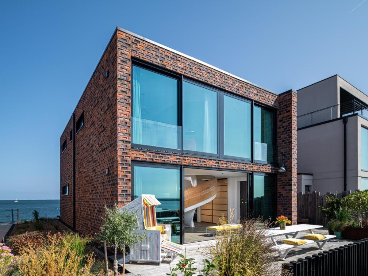 Designer Strandvilla Auf Der Ostsee - Mit Freiem Meerblick Und Dachterrasse Olpenitz Exterior photo